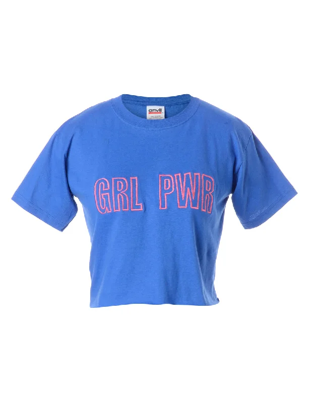 Label GRL PWR Crop Top