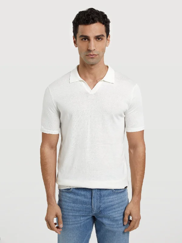 Short Sleeve Polo Sweater