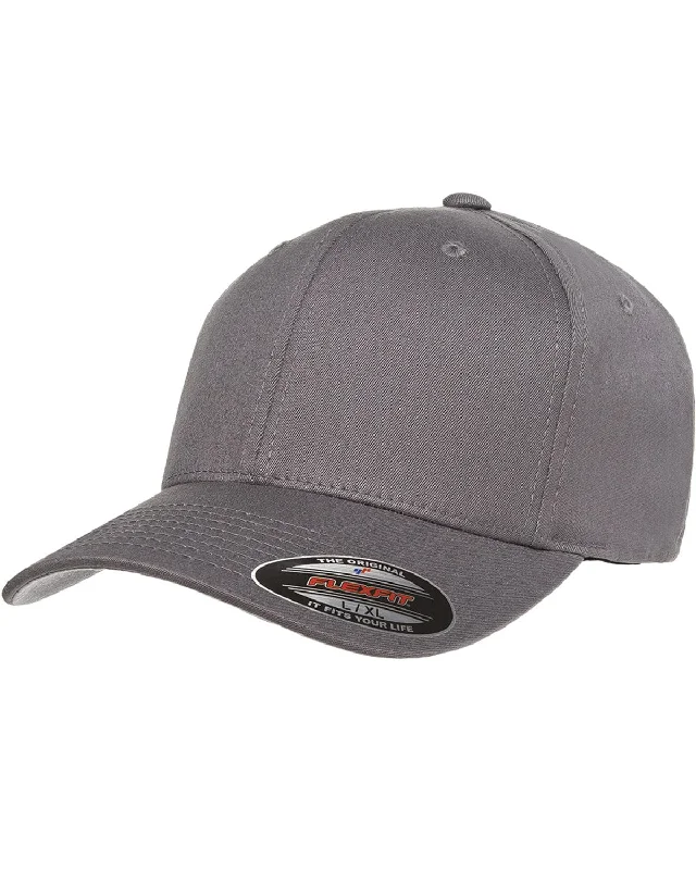 Yupoong 6-Panel Structured Mid-Profile Cap | Grey