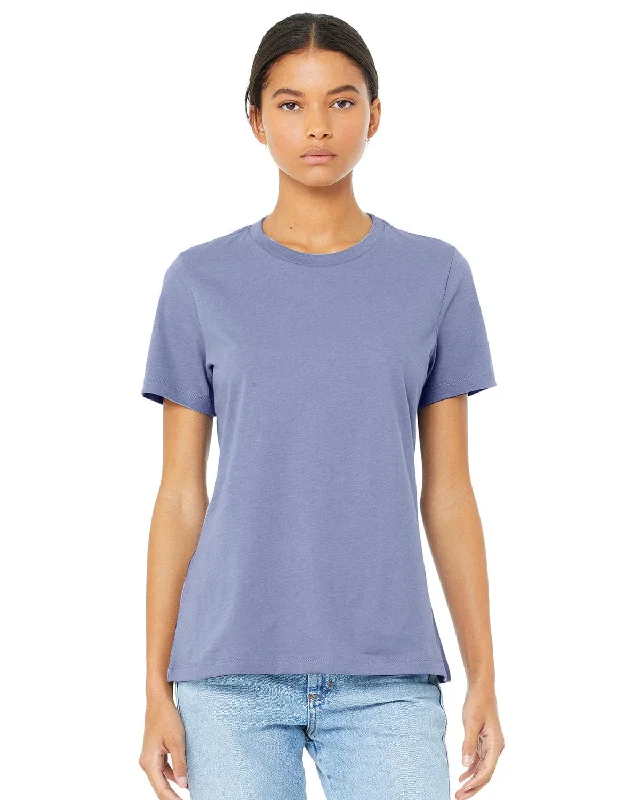 Bella+Canvas Ladies Relaxed Short Sleeve Jersey T-Shirt | Lavender Blue