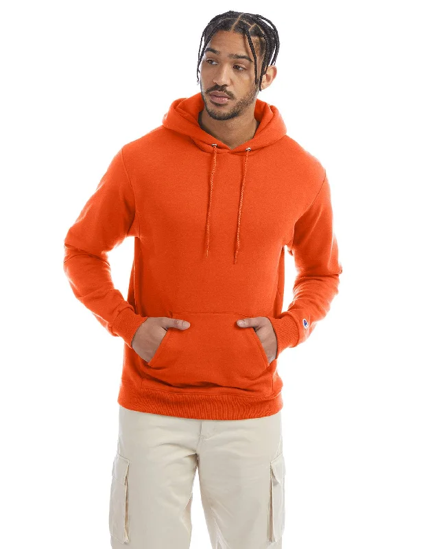 Champion EcoSmart Hooded Sweatshirt | Orange