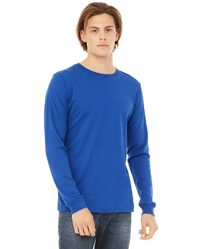 Bella+Canvas Long Sleeve Jersey T-Shirt | True Royal