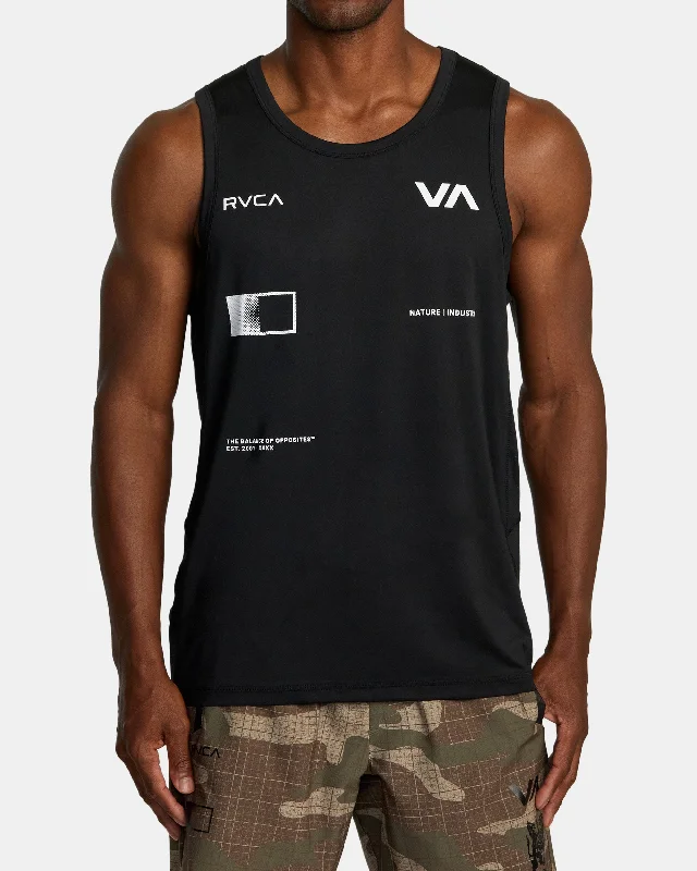 Lowest Price Lowest Price Radiate Sport Vent Tank Top - Black