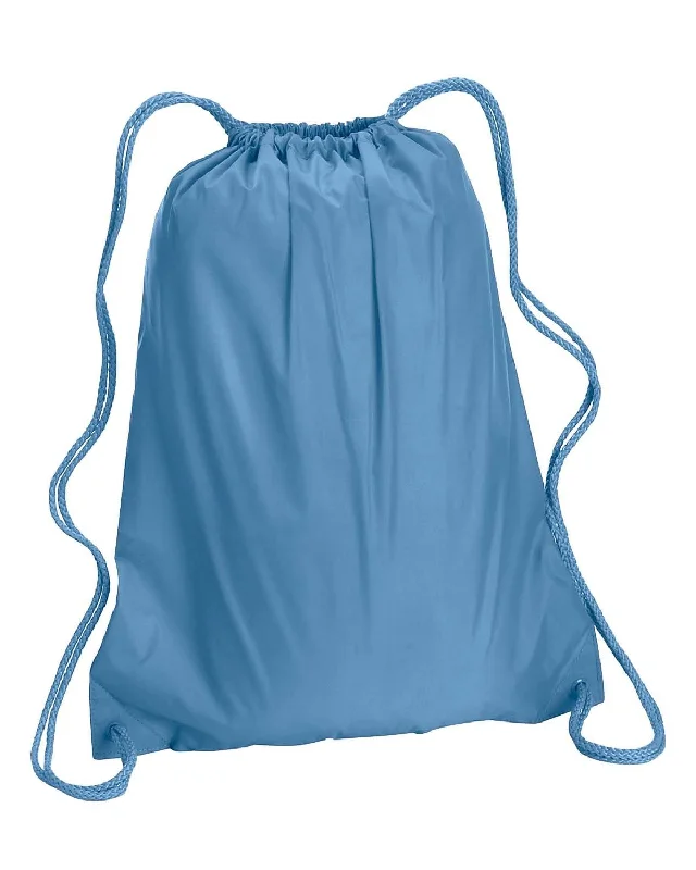 Liberty Bags Large Drawstring Backpack | Light Blue