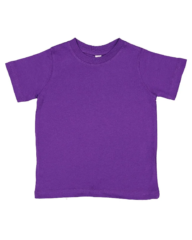 Rabbit Skins Toddler Fine Jersey T-Shirt | Pro Purple