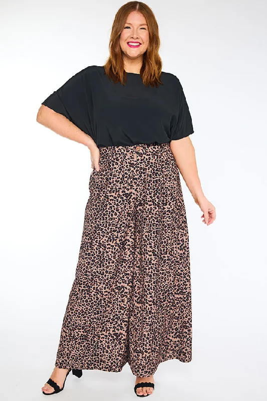 Stock Up Zoey Classic Leopard Pant