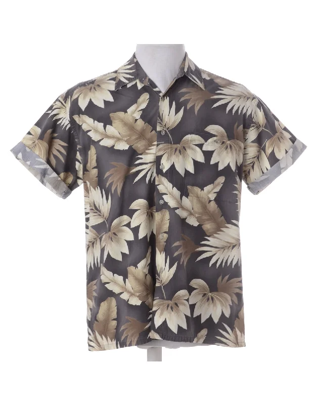 Label Harvey Roll Sleeve Hawaiian Shirt