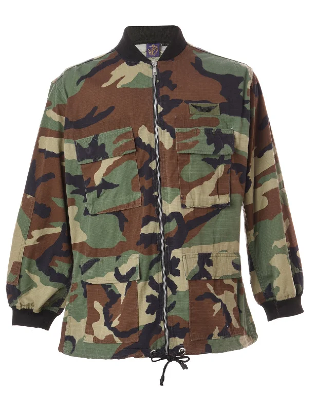 Label Jackson Camo Bomber Jacket