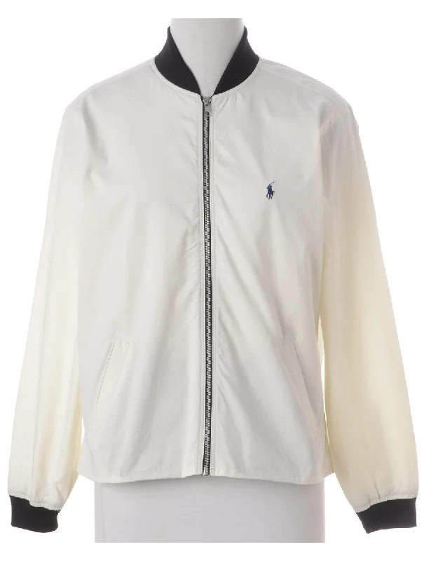 Label Jamie Branded Straight Hem Bomber Jacket