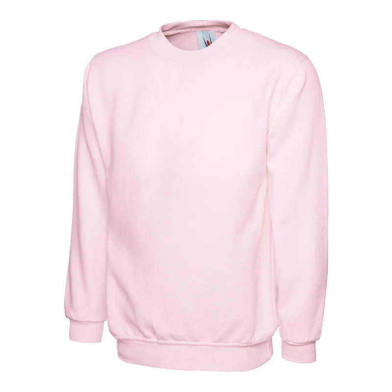 Uneek Classic Sweatshirt Pink