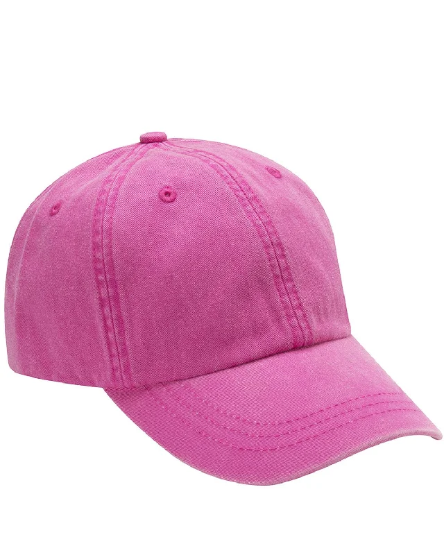 Adams Low-Profile Washed Pigment-Dyed Cap | Neon Pink