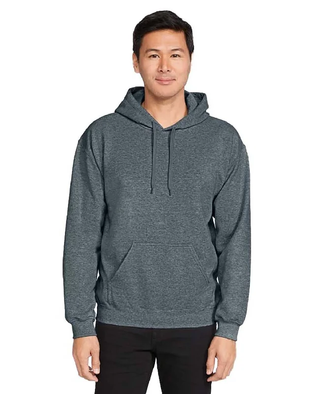 Gildan Softstyle Fleece Pullover Hooded Sweatshirt | Dark Heather