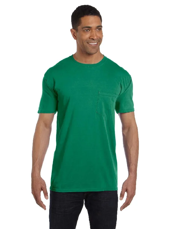 Comfort Colors Garment-Dyed Pocket T-Shirt | Grass