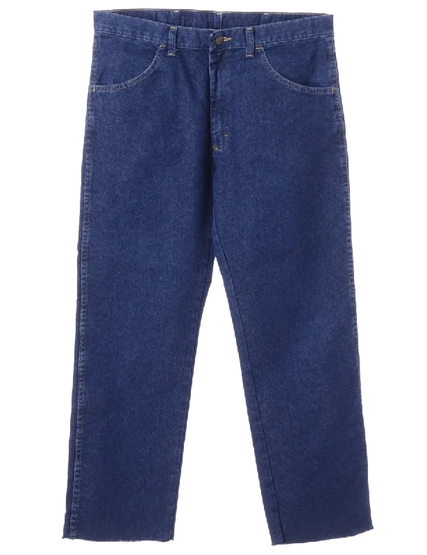 Label Indigo Cropped Jeans