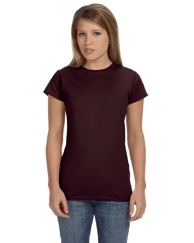 Gildan Ladies SoftStyle T-Shirt | Dark Chocolate