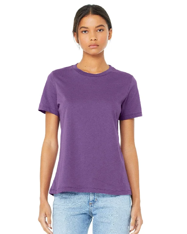 Bella+Canvas Ladies Relaxed Short Sleeve Jersey T-Shirt | Royal Purple