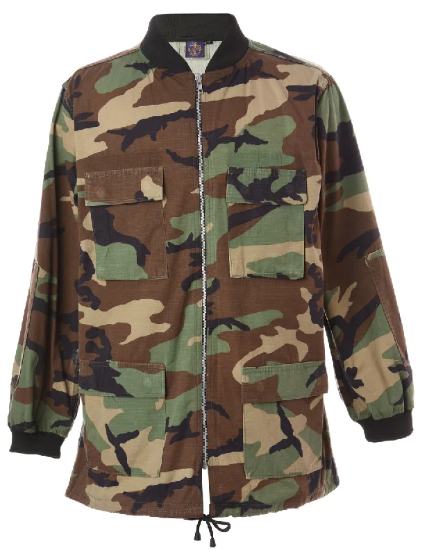 Label Jackson Camo Bomber Jacket