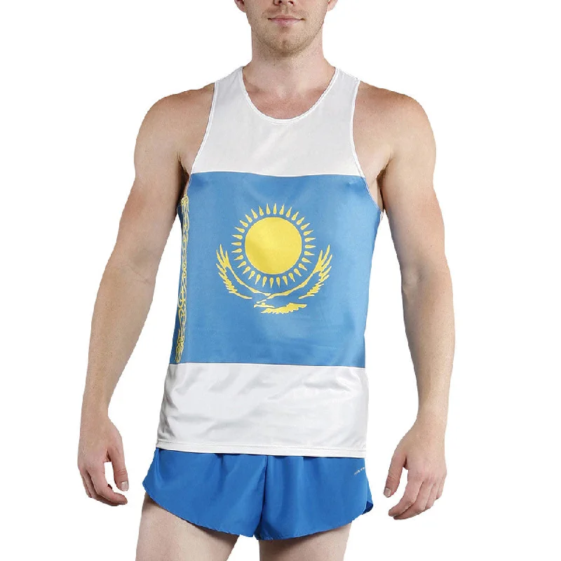 Weekend Wonders Await! Weekend Wonders Await! Men's Competitor Lite Printed Singlet [J-L] - Kazakhstan