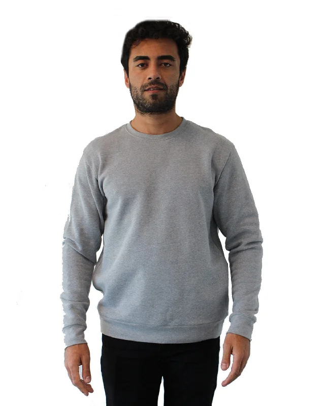 Next Level Apparel Unisex Malibu Pullover Sweatshirt | Heather Gray