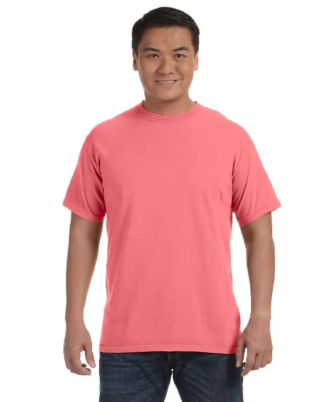 Comfort Colors Ringspun Garment-Dyed T-Shirt | Neon Red Orange