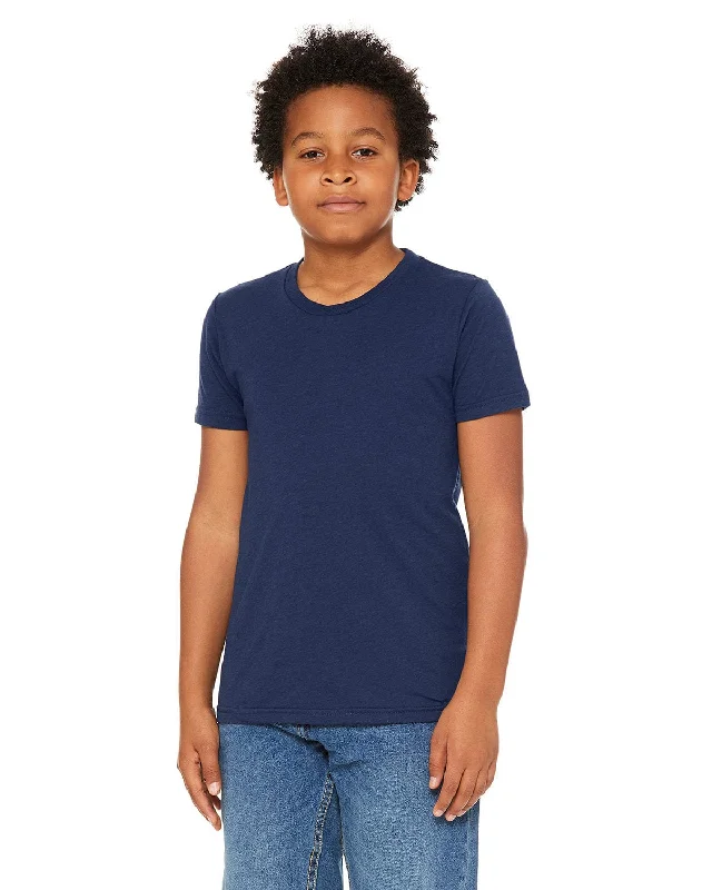 Bella+Canvas Youth Triblend Short Sleeve T-Shirt | Solid Nvy Trblnd