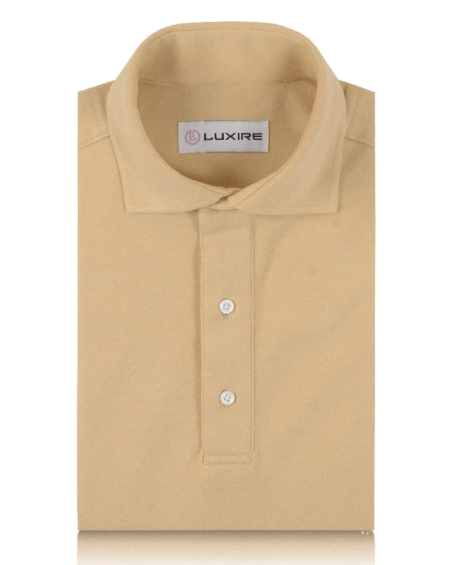 Light Sand Polo T-Shirt