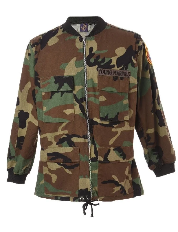 Label Jackson Camo Bomber Jacket