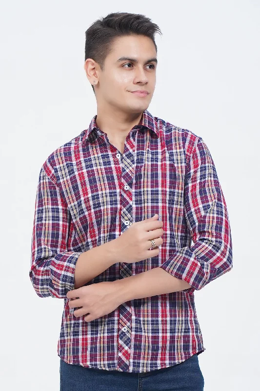 "WESLEY" Casual Checkered Collar Shirt