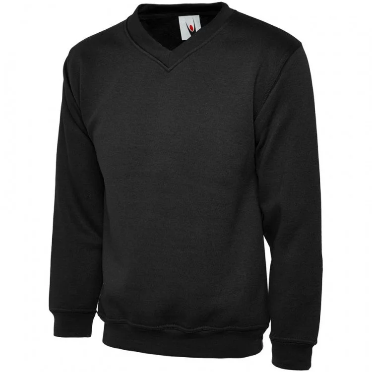 Uneek Clothing Premium V-Neck Sweatshirt UC204