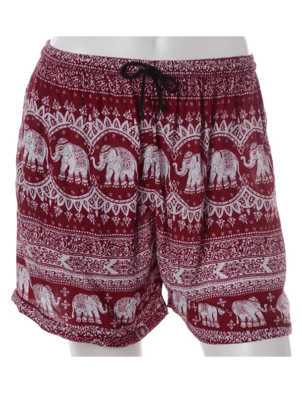 Label Ethnic Summer Shorts