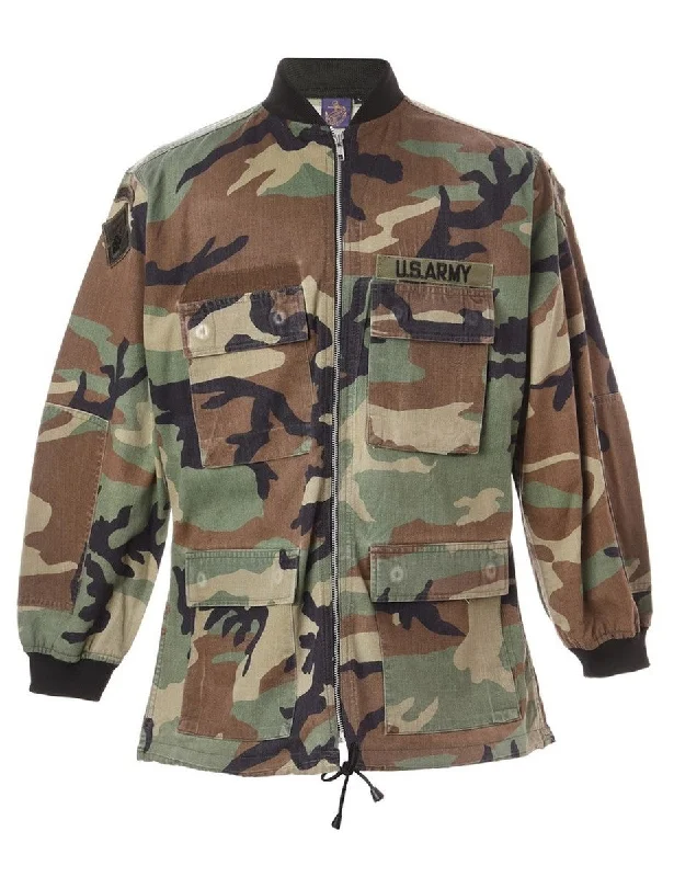 Label Jackson Camo Bomber Jacket