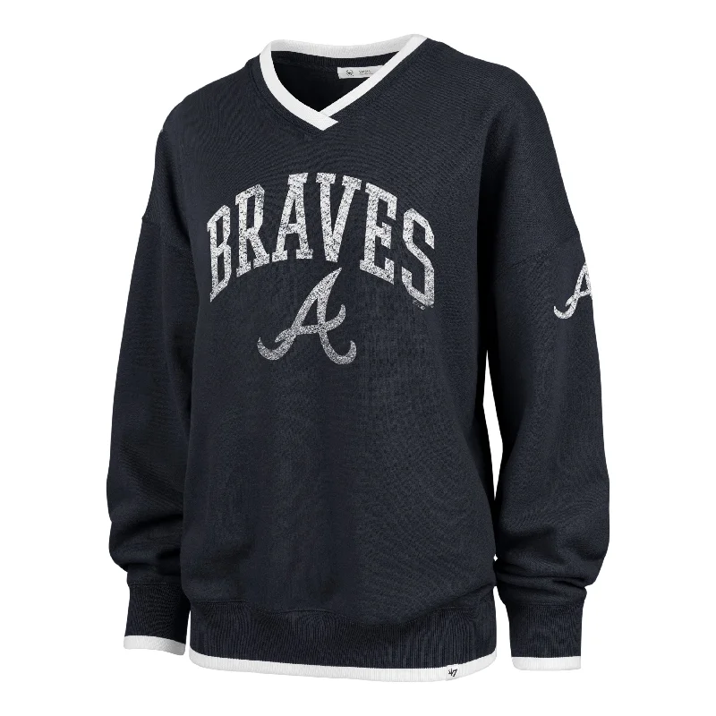 ATLANTA BRAVES WAX PACK DAZE EIGHTIES '47 PULLOVER WOMENS