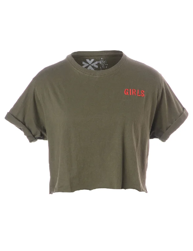 Label Girls Crop T-Shirt