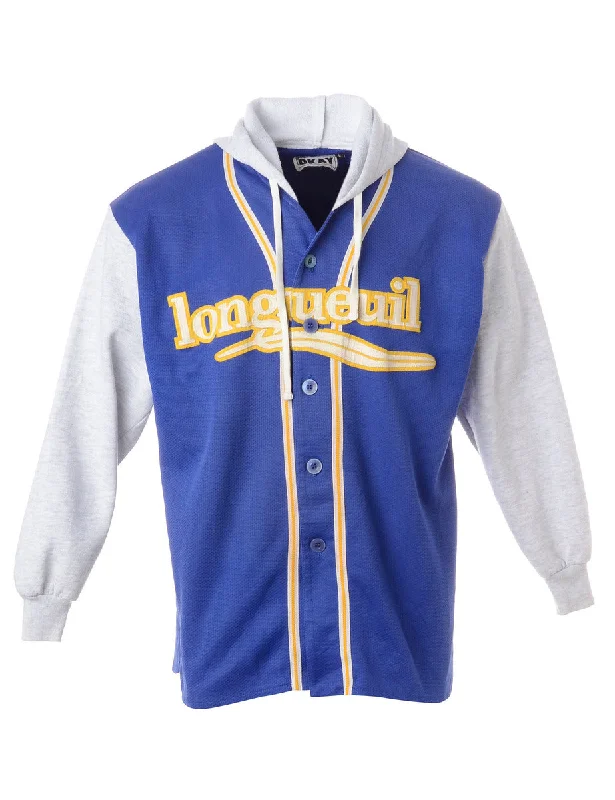 Label Hank Baseball Sweatshirt Jacket