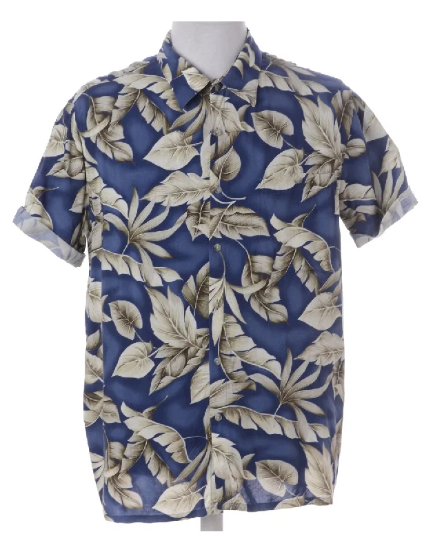 Label Harvey Roll Sleeve Hawaiian Shirt