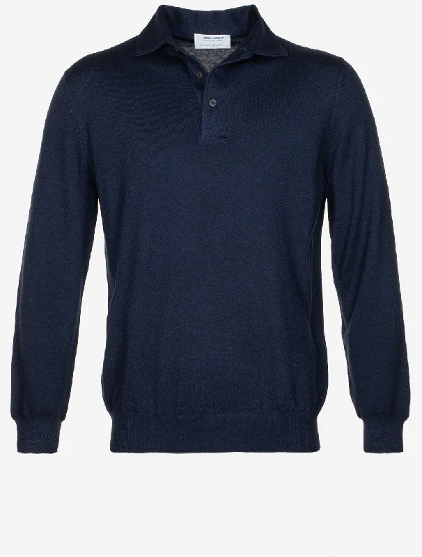 Polo Long Sleeve Navy