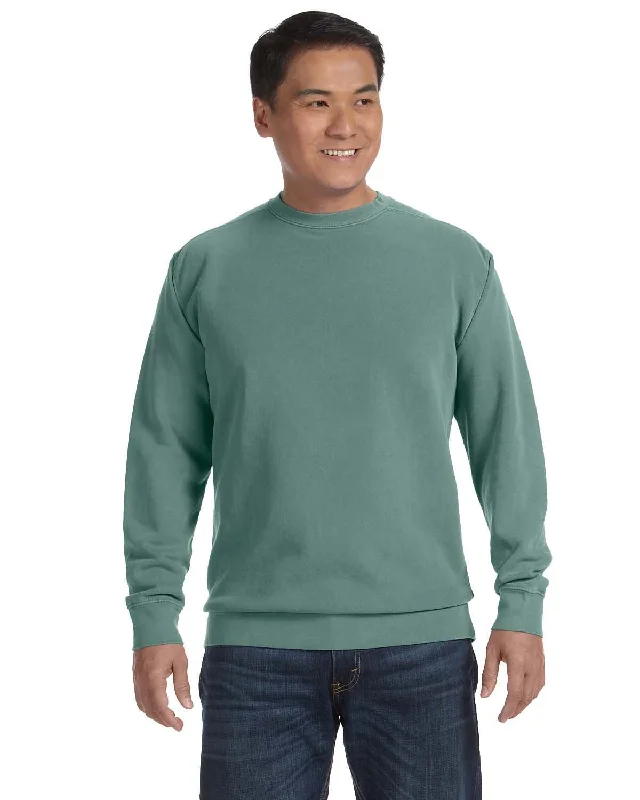 Comfort Colors Garment-Dyed Crewneck Sweatshirt | Light Green