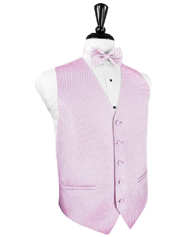 Pink Venetian Tuxedo Vest