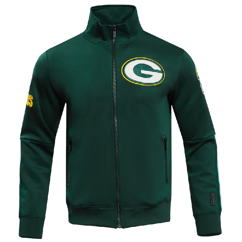 NFL GREEN BAY PACKERS CLASSIC MEN'S DK TRACK JACKET (FOREST GREEN)