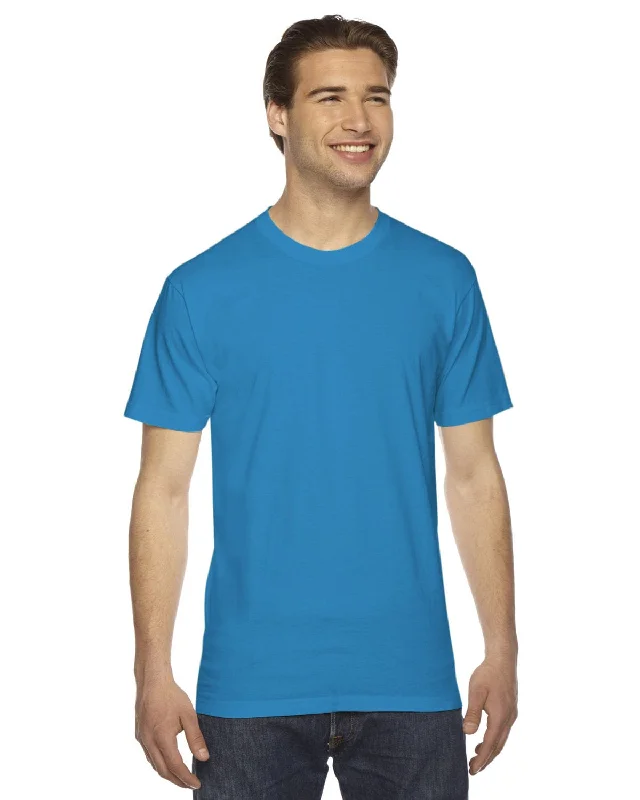 American Apparel Unisex Fine Jersey Short Sleeve T-Shirt | Teal