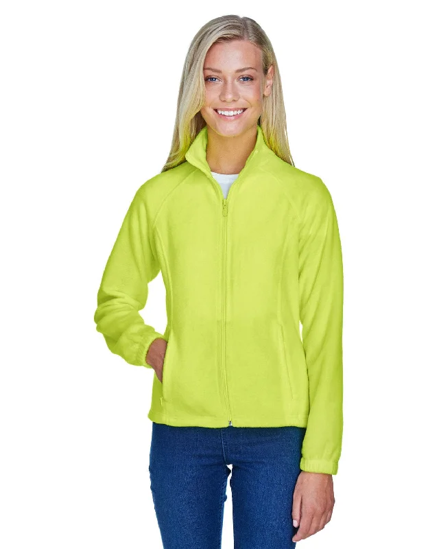 Harriton Ladies Full-Zip Fleece Jacket | Safety Yellow