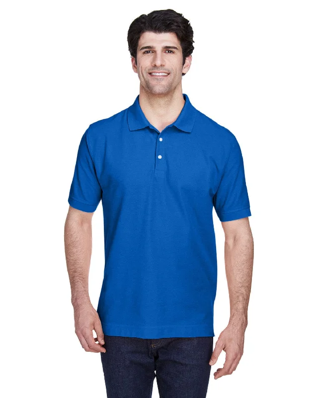 Devon & Jones Fine Pima Pique Polo Shirt | French Blue