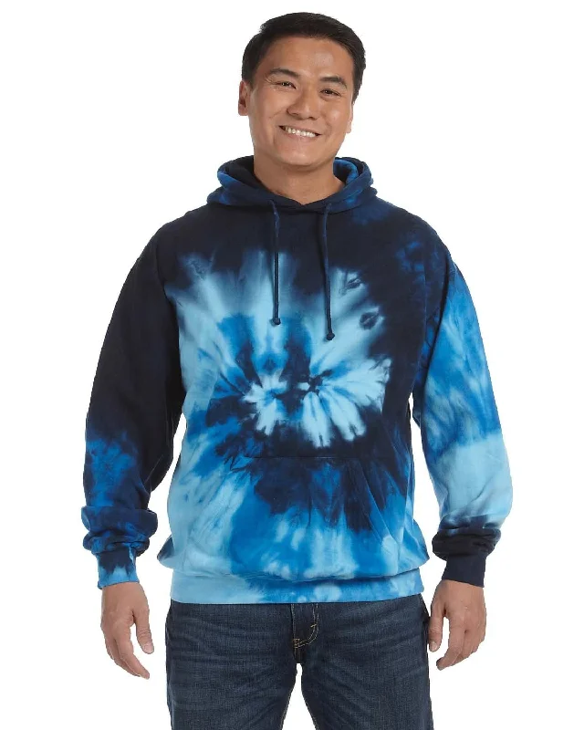 Tie-Dye Pullover Hoodie | Blue Ocean