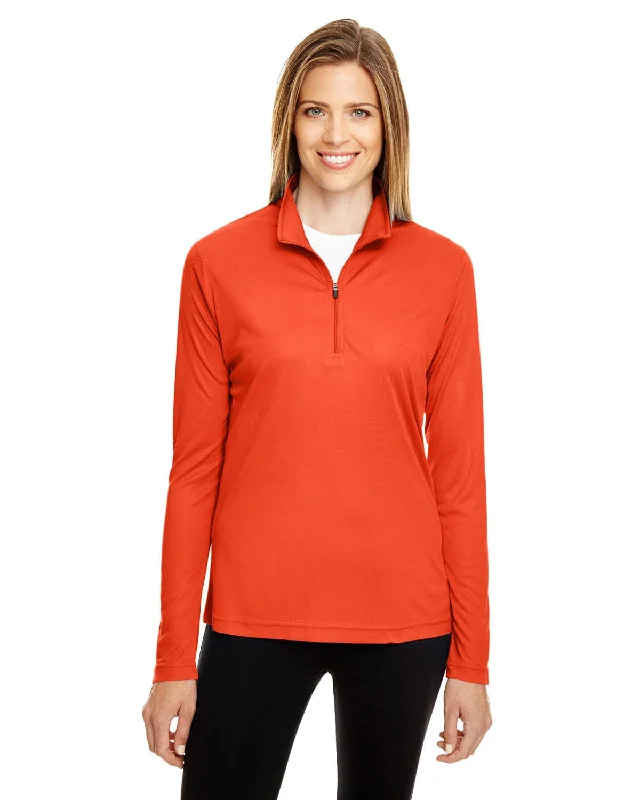 Team 365 Ladies Zone Performance Quarter-Zip | Sport Orange