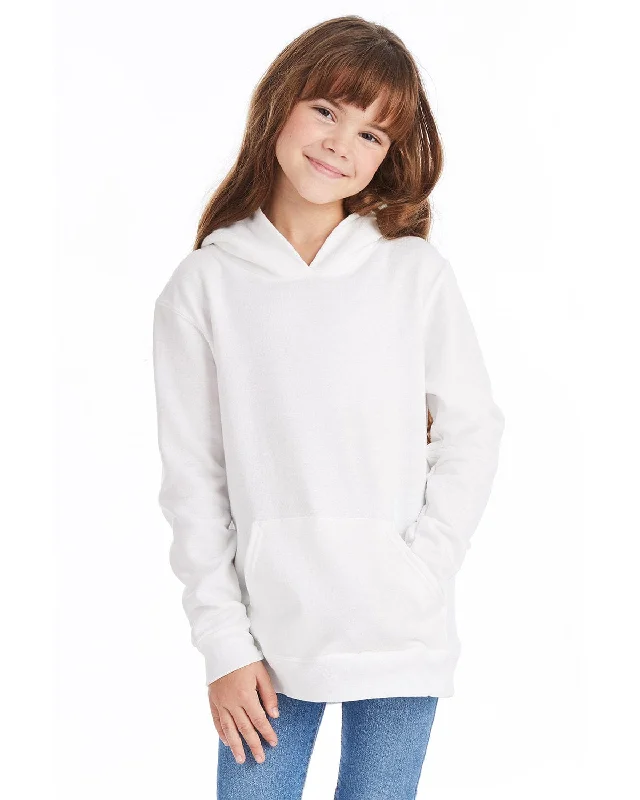 Hanes Youth Hooded Sweatshirt | White