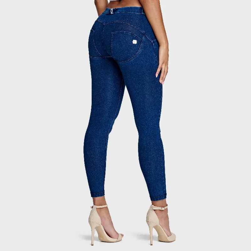 Unmissable Sale WR.UP® Denim - Mid Rise - 7/8 Length - Dark Blue + Blue Stitching