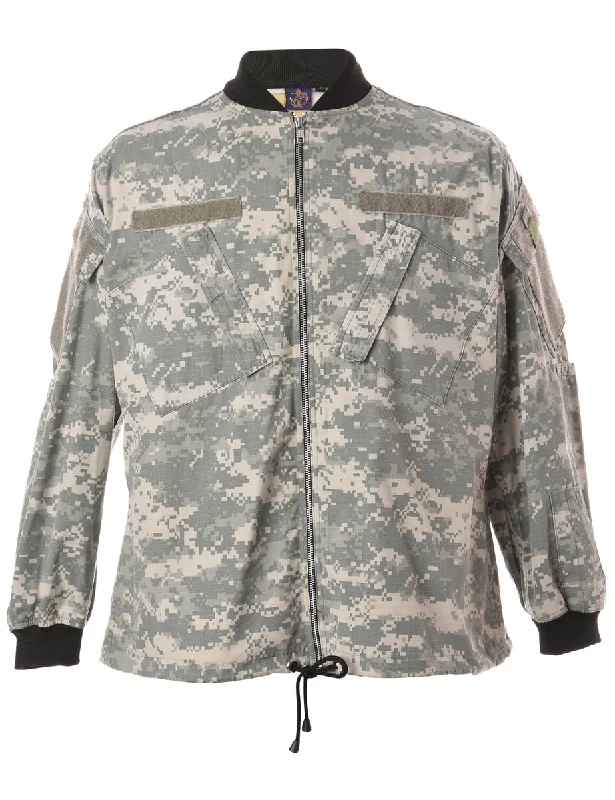 Label Jackson Camo Bomber Jacket