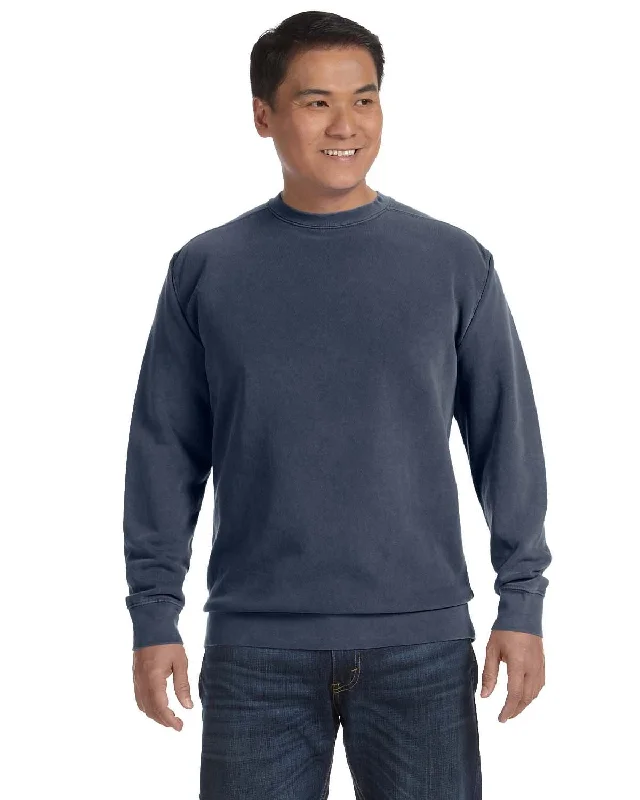 Comfort Colors Garment-Dyed Crewneck Sweatshirt | Denim