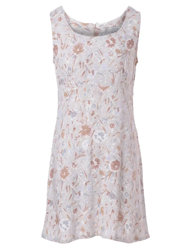 Label Floral Short Dress