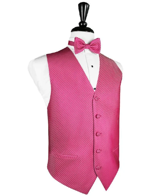 Fuchsia Palermo Tuxedo Vest